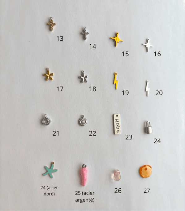 BRACELET à créer (1 à 5 charms)
