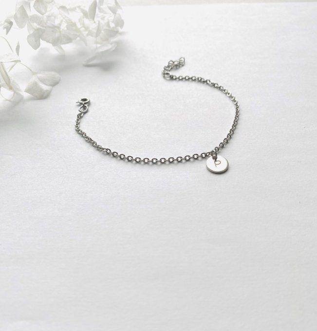 Bracelet "GIFT" (choix du nombres de médaillons) gris ou doré