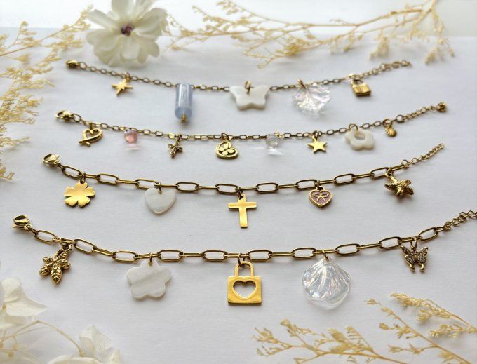 BRACELET à créer (1 à 9 charms)