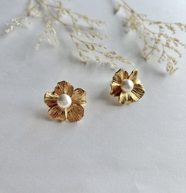 Boucles "Flower"