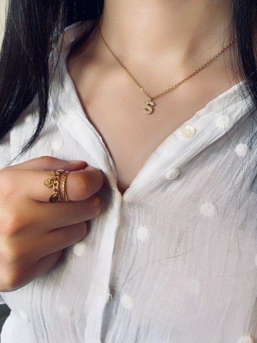 Collier "YOU" (une lettre)