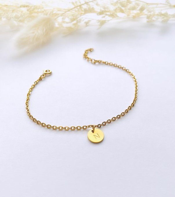 Bracelet "GIFT" (choix du nombres de médaillons) gris ou doré