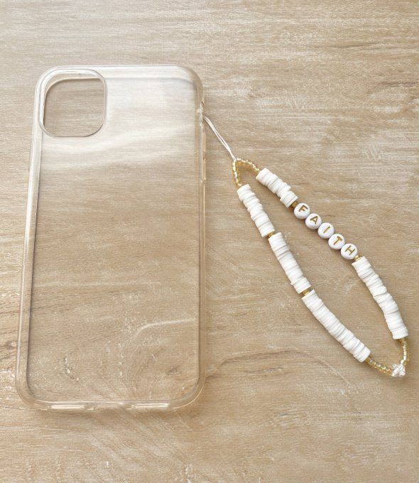 Bijou de téléphone "GOOD DAY" (doré)