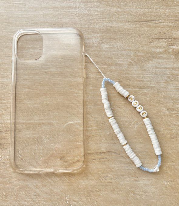 Bijou de téléphone "GOOD DAY" (bleu)