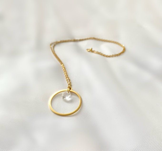 Collier "you're GREAT" (gris ou doré)