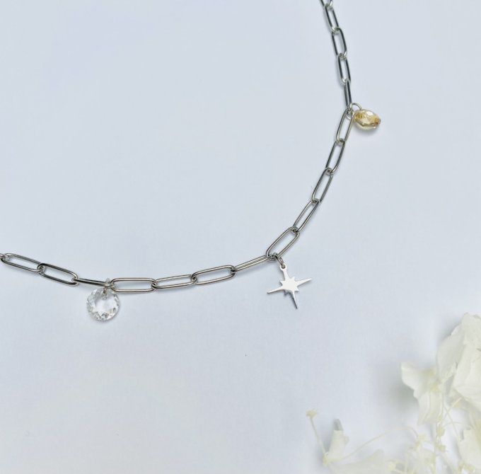 COLLIER à créer (à.p.d 3 CHARMS)