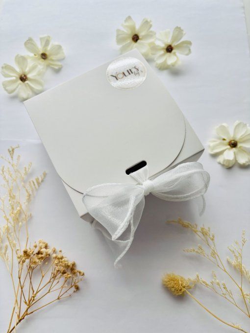 Box cadeau fête des mères "Argent 925 & QUARTZ"