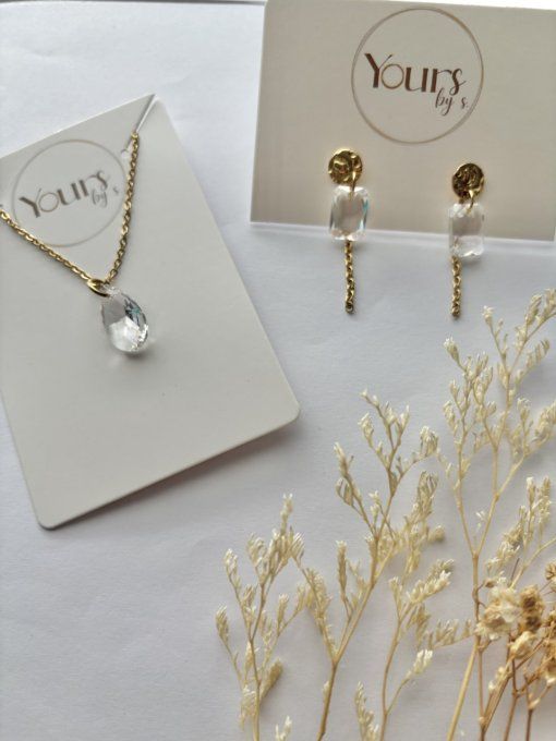 Box cadeau fête des mères "Cristal doré"